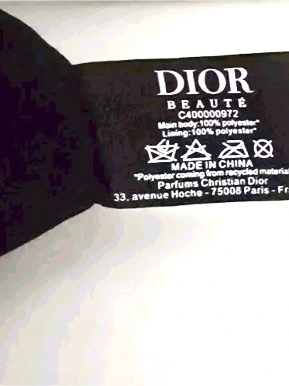 Dior Plan De Paris Map Beaute’Makeup Bag Pouch  Clutch GWP NWB